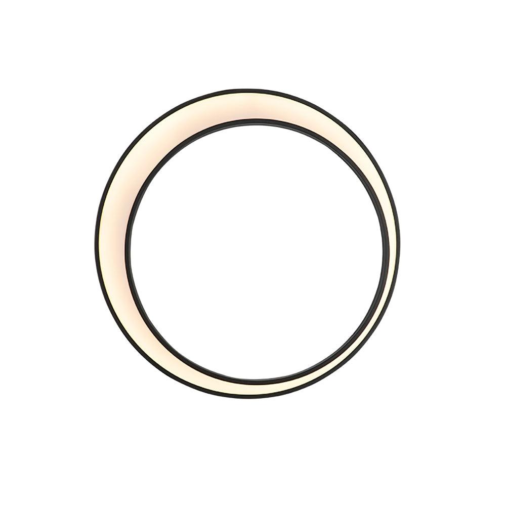 Modern Circular Moon Outdoor LED Wall Light IP65 Waterproof Exterior Sconce for Garden and Villa
