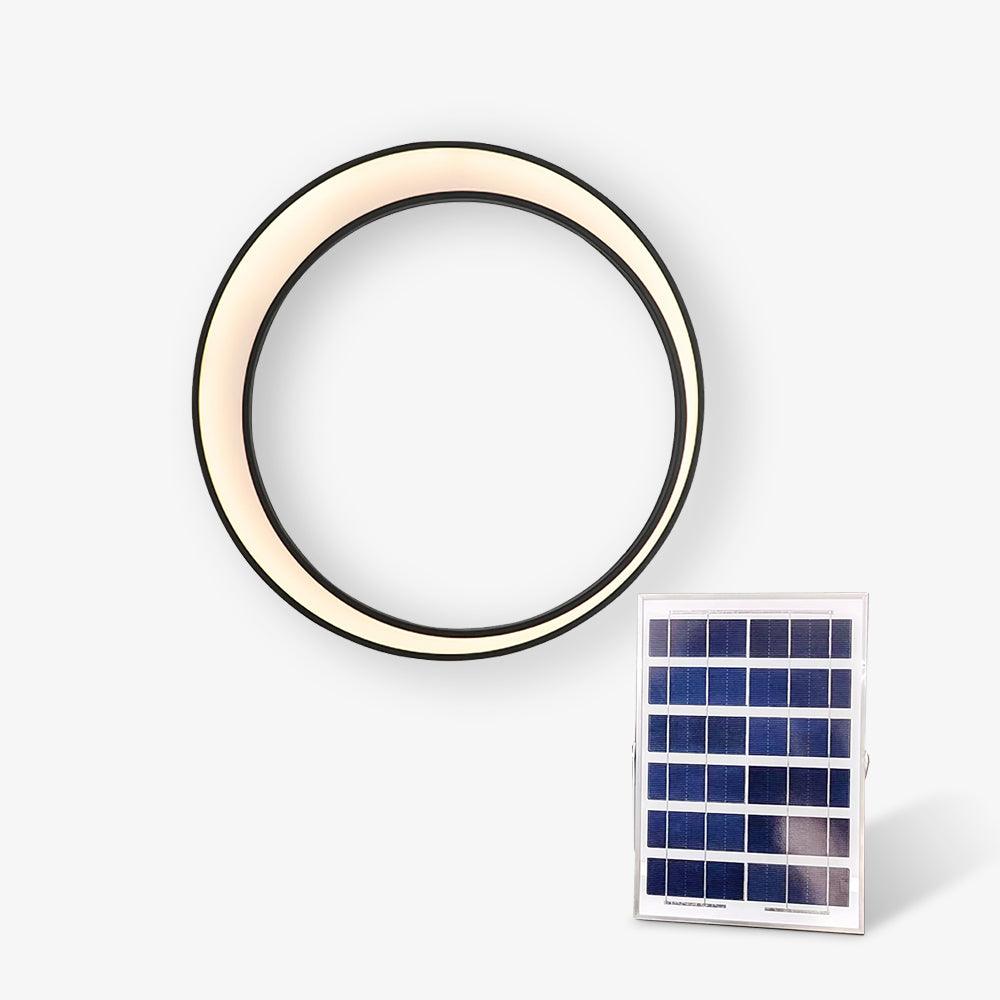 Modern Circular Moon Outdoor LED Wall Light IP65 Waterproof Exterior Sconce for Garden and Villa