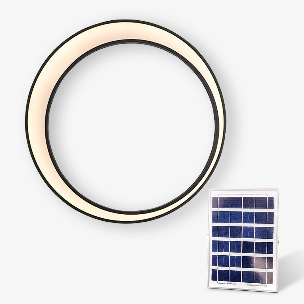 Modern Circular Moon Outdoor LED Wall Light IP65 Waterproof Exterior Sconce for Garden and Villa
