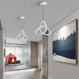Modern Circular Ring LED Chandelier with Three Step Dimming and Adjustable Cable
