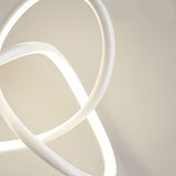 Modern Circular Ring LED Chandelier with Three Step Dimming and Adjustable Cable