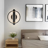 Modern Circular Strip LED Wall Lamp Minimalist Eye Care Lighting Fixture for Hallway and Living Room