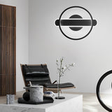 Modern Circular Strip LED Wall Lamp Minimalist Eye Care Lighting Fixture for Hallway and Living Room