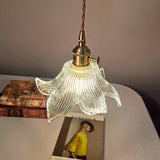 Modern Clear Glass Crystal Pendant Light for Kitchen Island and Dining Room Lighting
