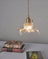 Modern Clear Glass Crystal Pendant Light for Kitchen Island and Dining Room Lighting