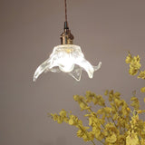 Modern Clear Glass Crystal Pendant Light for Kitchen Island and Dining Room Lighting
