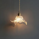 Modern Clear Glass Crystal Pendant Light for Kitchen Island and Dining Room Lighting