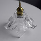 Modern Clear Glass Crystal Pendant Light for Kitchen Island and Dining Room Lighting