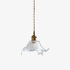 Modern Clear Glass Crystal Pendant Light for Kitchen Island and Dining Room Lighting
