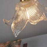 Modern Clear Glass Crystal Pendant Light for Kitchen Island and Dining Room Lighting