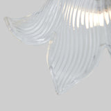 Modern Clear Glass Crystal Pendant Light for Kitchen Island and Dining Room Lighting
