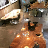Modern Clear Glass Pendant Light with Integrated LED and Brass Hardware for Dining Room