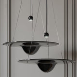 Modern Clear Glass Pendant Light with Integrated LED and Brass Hardware for Dining Room