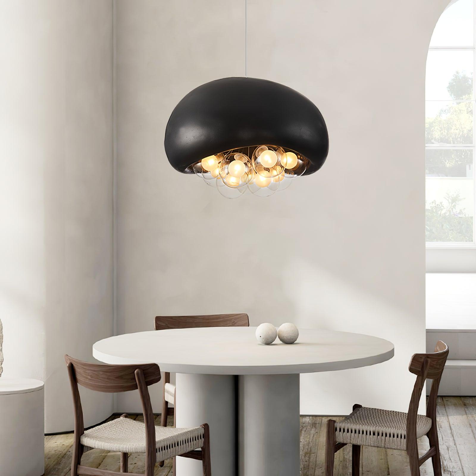 Modern Cloud Bubbles Pendant Light Japanese Style Droplight for Kitchen Island Bedroom