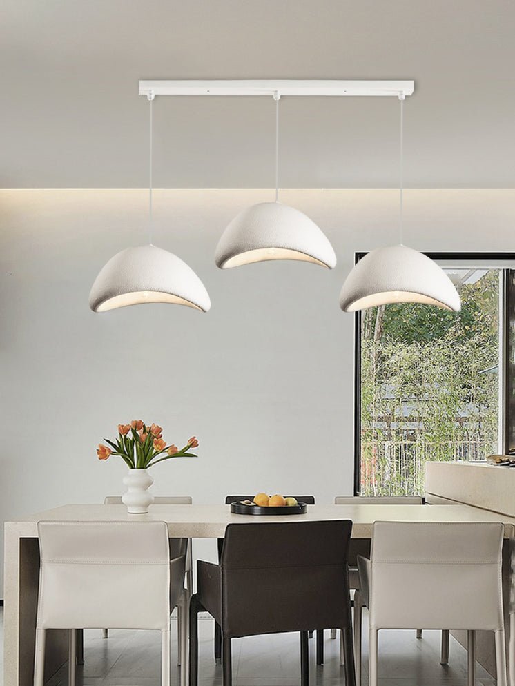 Modern Cloud Inspired Multi Light Pendant Combination Chandelier for Living Room and High Ceilings