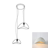 Modern Cloud Inspired Multi Light Pendant Combination Chandelier for Living Room and High Ceilings