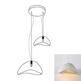 Modern Cloud Inspired Multi Light Pendant Combination Chandelier for Living Room and High Ceilings