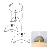 Modern Cloud Inspired Multi Light Pendant Combination Chandelier for Living Room and High Ceilings