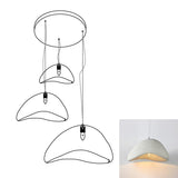 Modern Cloud Inspired Multi Light Pendant Combination Chandelier for Living Room and High Ceilings