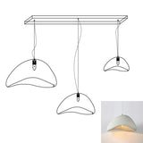 Modern Cloud Inspired Multi Light Pendant Combination Chandelier for Living Room and High Ceilings