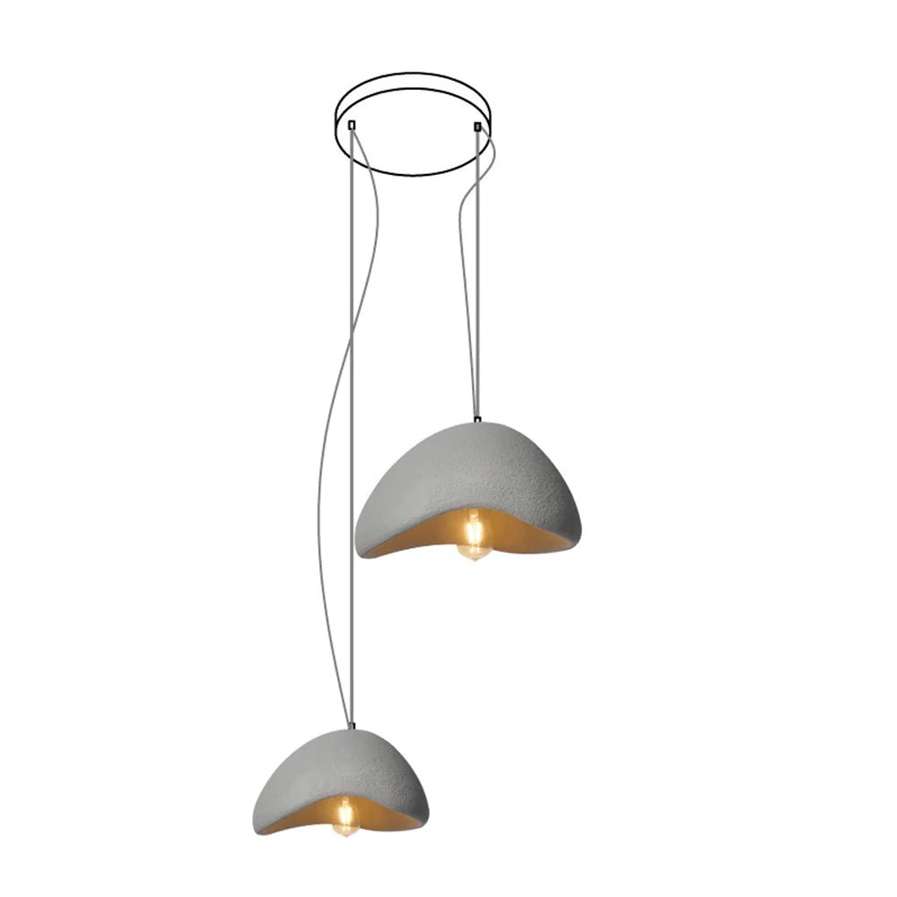 Modern Cloud Inspired Multi Light Pendant Combination Chandelier for Living Room and High Ceilings