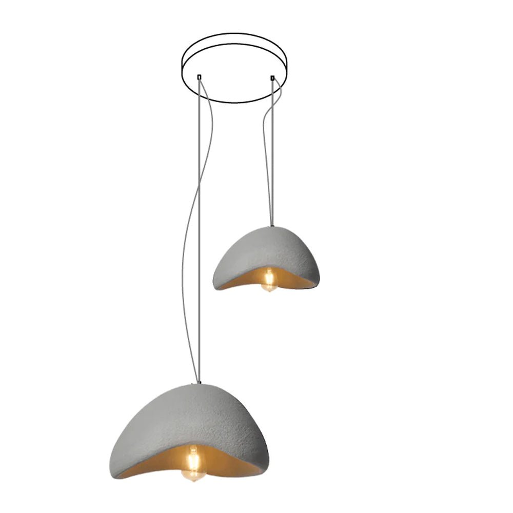 Modern Cloud Inspired Multi Light Pendant Combination Chandelier for Living Room and High Ceilings