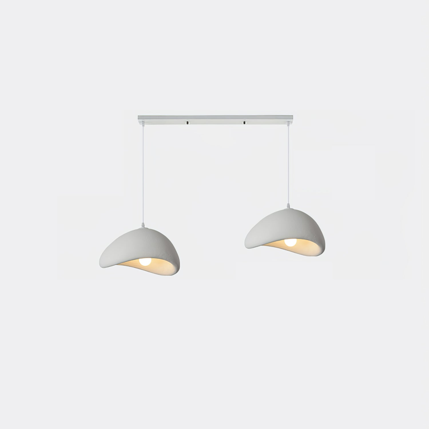Modern Cloud Inspired Multi Light Pendant Combination Chandelier for Living Room and High Ceilings