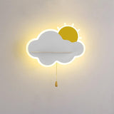 Modern Cloud Shaped LED Wall Light Sconce for Children Bedroom and Nursery Decor