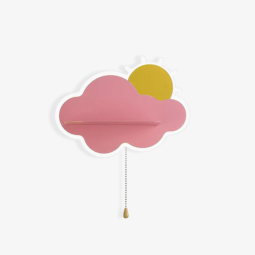 Modern Cloud Shaped LED Wall Light Sconce for Children Bedroom and Nursery Decor
