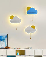Modern Cloud Shaped LED Wall Light Sconce for Children Bedroom and Nursery Decor