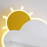 Modern Cloud Shaped LED Wall Light Sconce for Children Bedroom and Nursery Decor