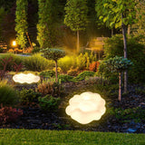 Modern Cloud Shaped Outdoor Floor Light for Garden and Patio Waterproof LED Path Lighting