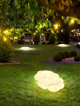 Modern Cloud Shaped Outdoor Floor Light for Garden and Patio Waterproof LED Path Lighting