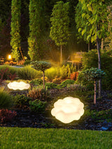 Modern Cloud Shaped Outdoor Floor Light for Garden and Patio Waterproof LED Path Lighting