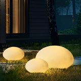 Modern Cobblestone LED Outdoor Garden Lawn Floor Lamp Waterproof Pathway Light