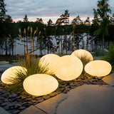 Modern Cobblestone LED Outdoor Garden Lawn Floor Lamp Waterproof Pathway Light