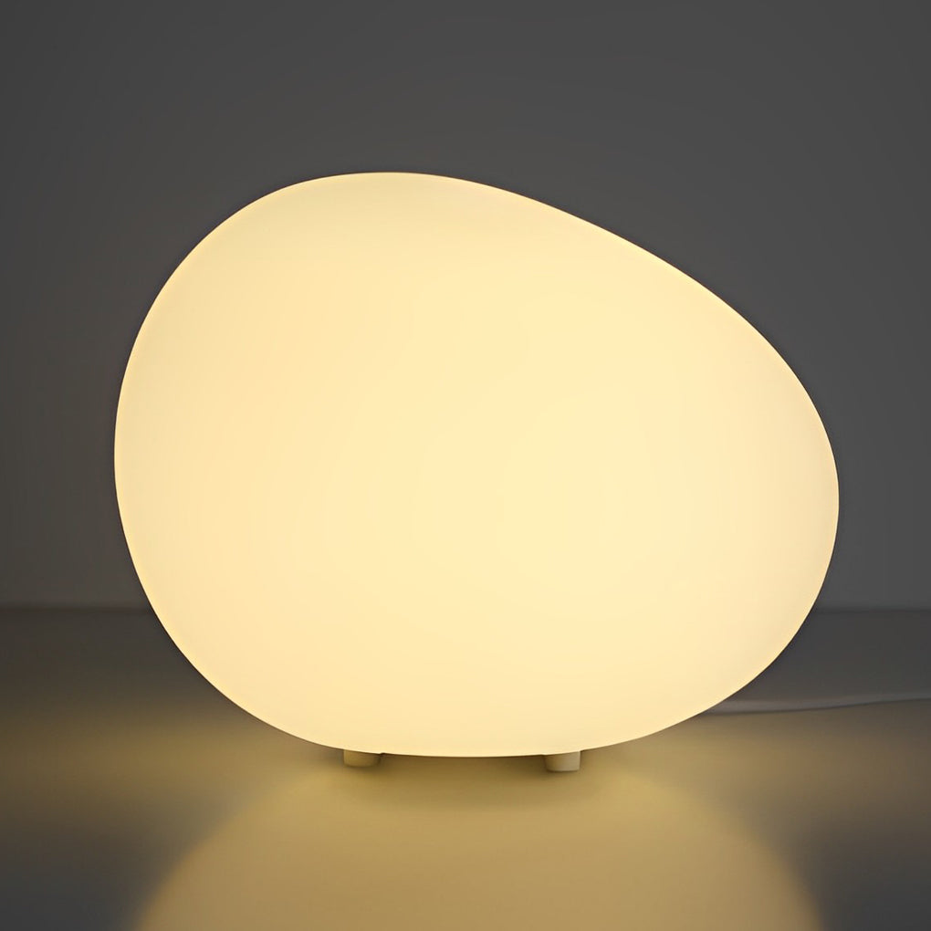 Modern Cobblestone LED Outdoor Garden Pathway Lights with 3 Step Dimming
