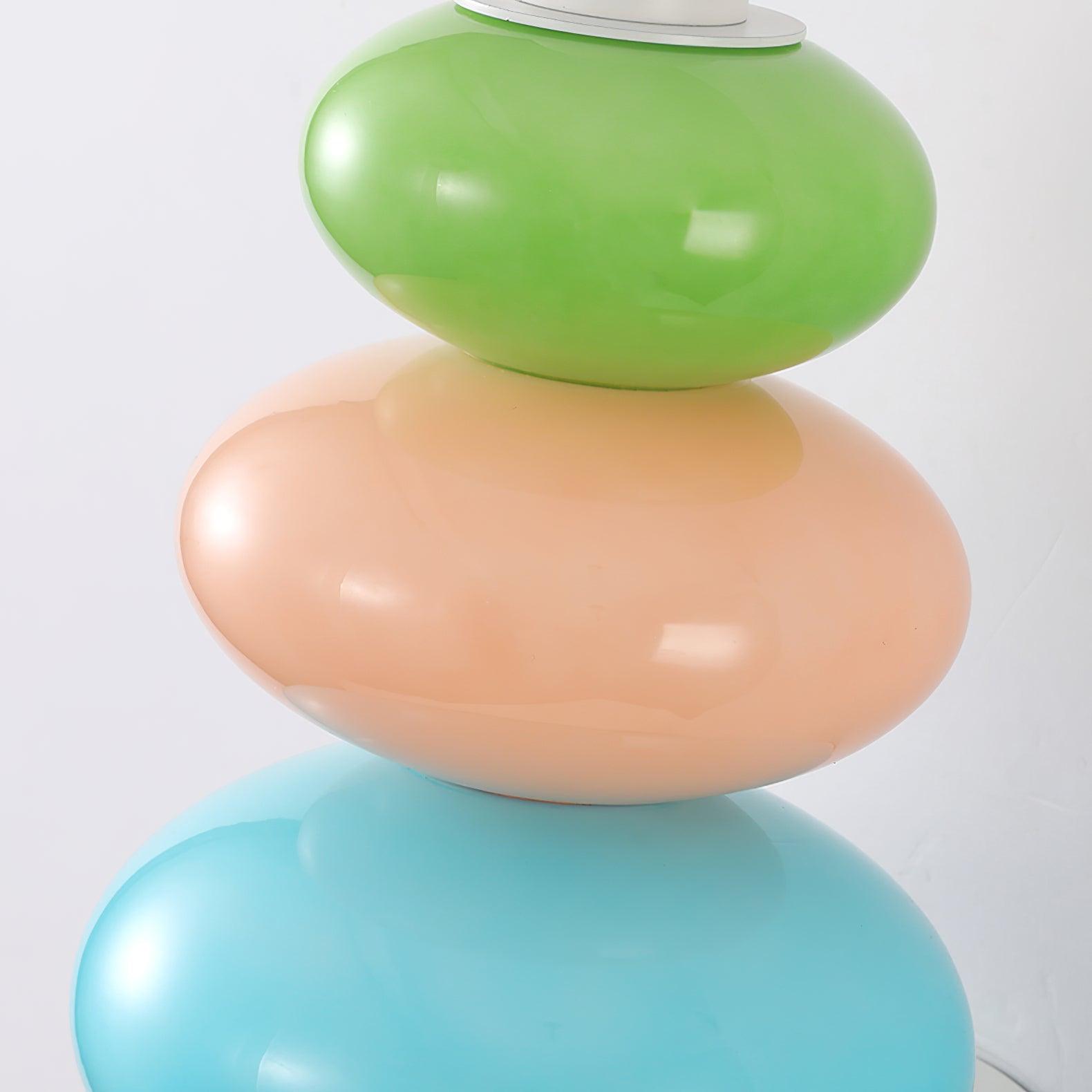 Modern Colorful Glass Candy String Wall Sconce Lantern LED Light for Bedroom Living Room