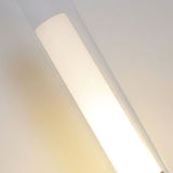 Modern Column Torch Wall Sconce LED Indoor Lighting with Glass Cylinder Shade
