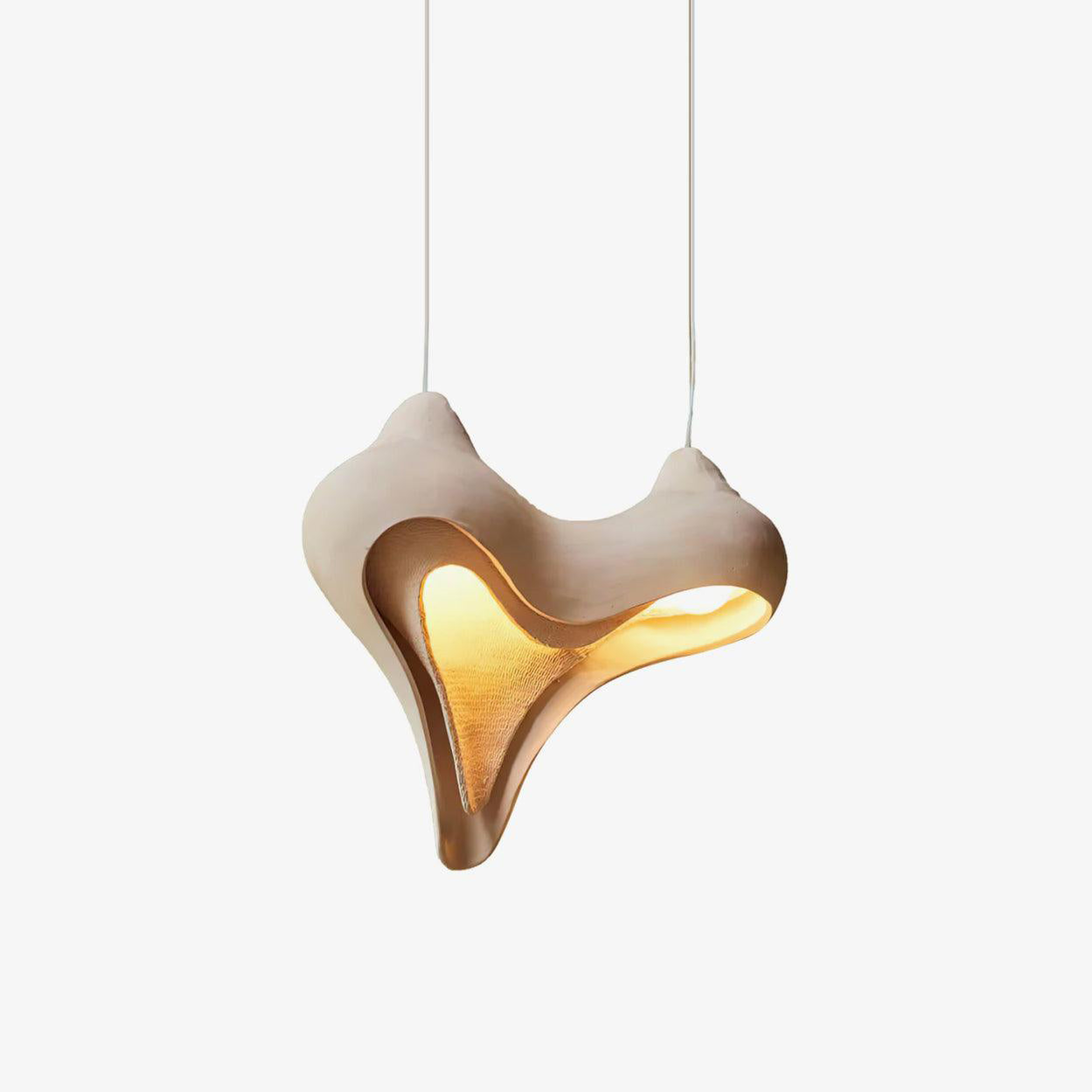 Modern Conch Resin Pendant Light Artistic Shell Shaped Hanging Ceiling Lamp for Interior Decor