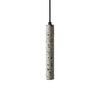 Modern Concrete Terrazzo Pendant Light Industrial Minimalist Cylinder Hanging Lamp for Kitchen and Dining Room