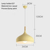 Modern Cone Metal Pendant Light with Wood Detail for Kitchen Island and Dining Room