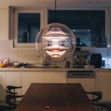 Modern Contemporary Round Sphere Acrylic Pendant Light Globe Hanging Lamp