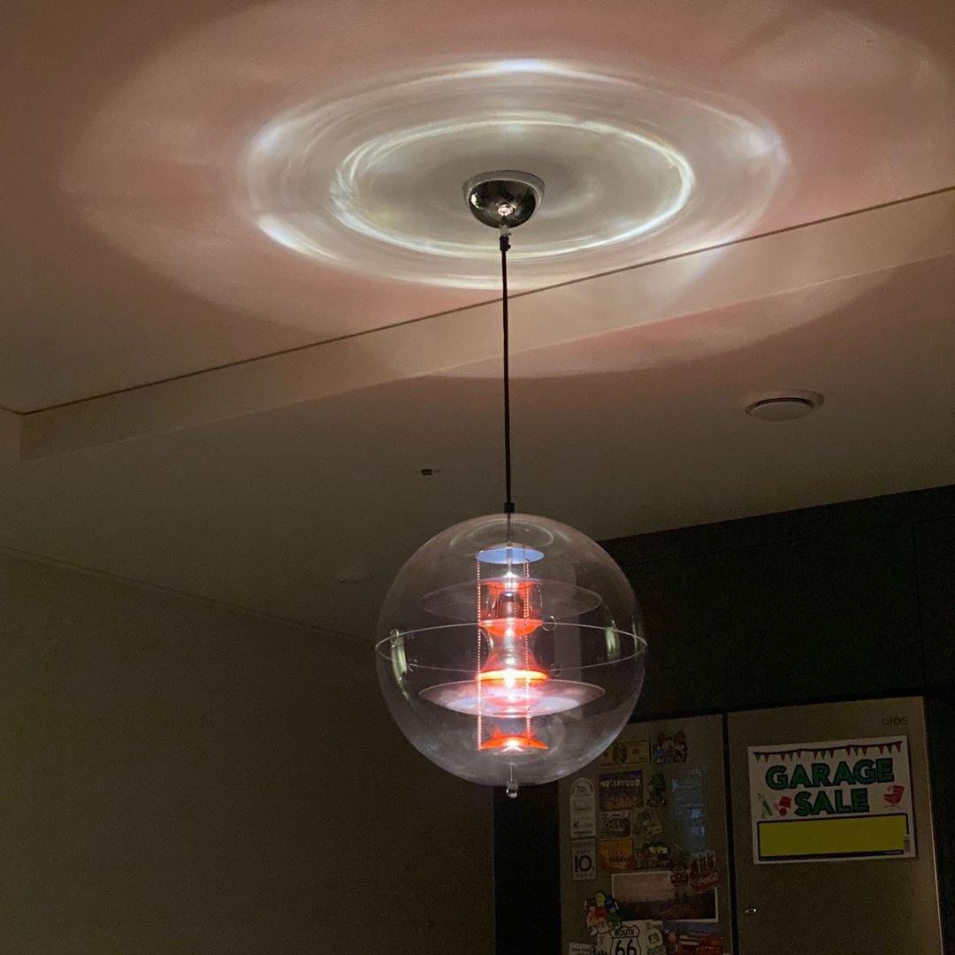 Modern Contemporary Round Sphere Acrylic Pendant Light Globe Hanging Lamp