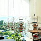 Modern Contemporary Round Sphere Acrylic Pendant Light Globe Hanging Lamp