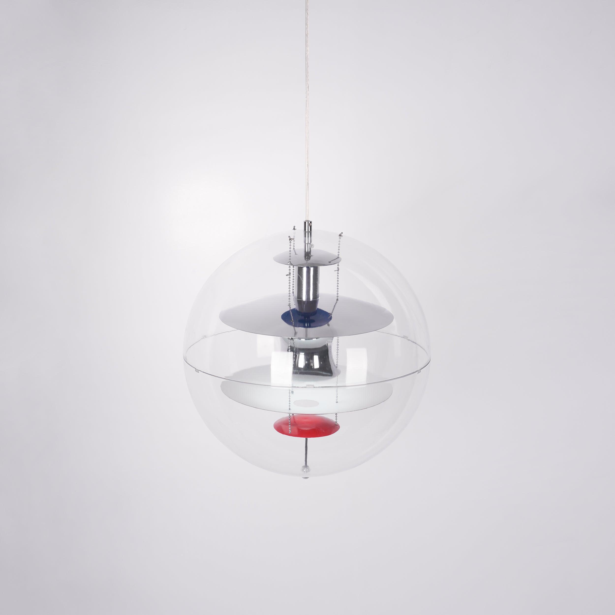 Modern Contemporary Round Sphere Acrylic Pendant Light Globe Hanging Lamp