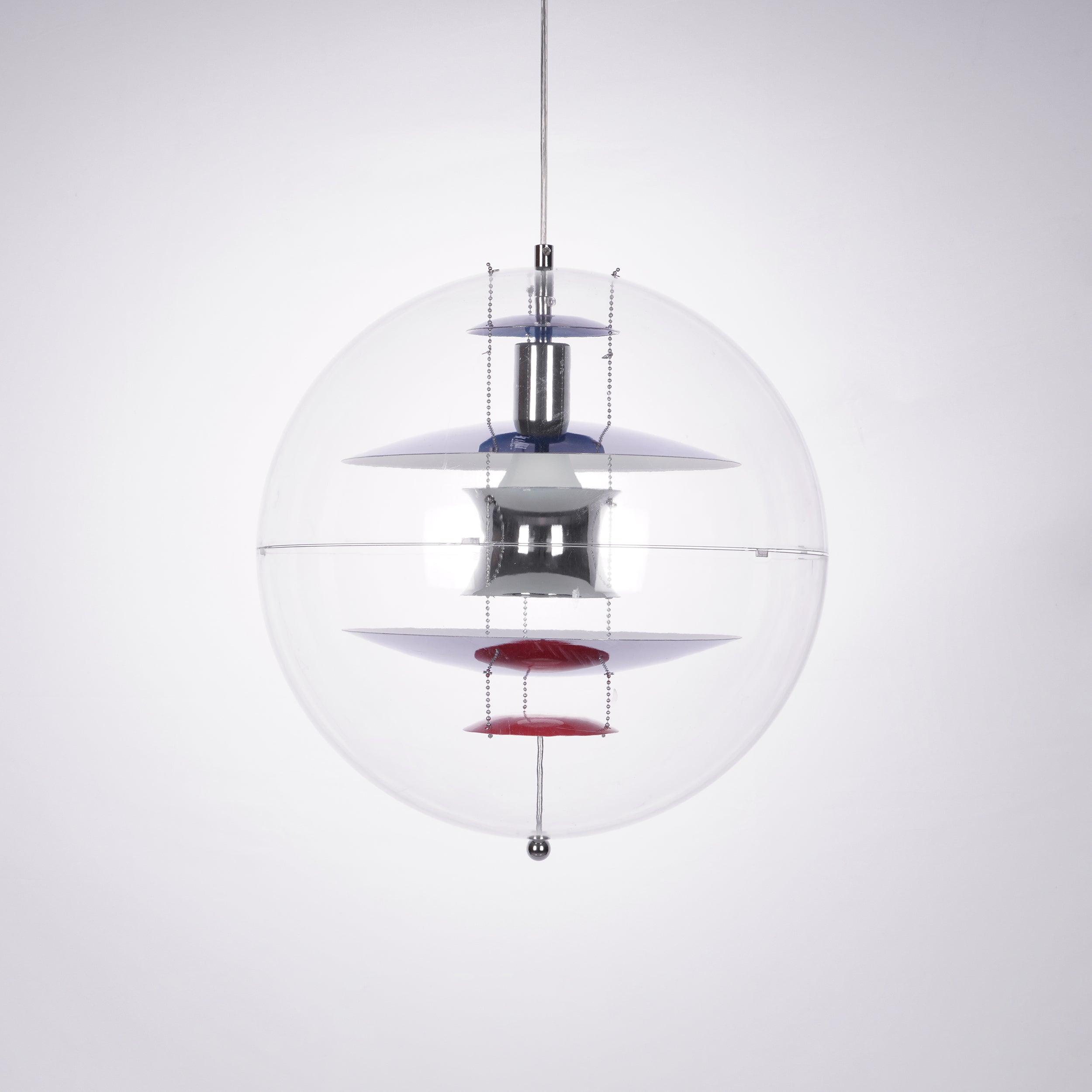 Modern Contemporary Round Sphere Acrylic Pendant Light Globe Hanging Lamp