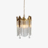 Modern Copper and Glass Globe Pendant Light Fixture for Elegant Indoor Decor