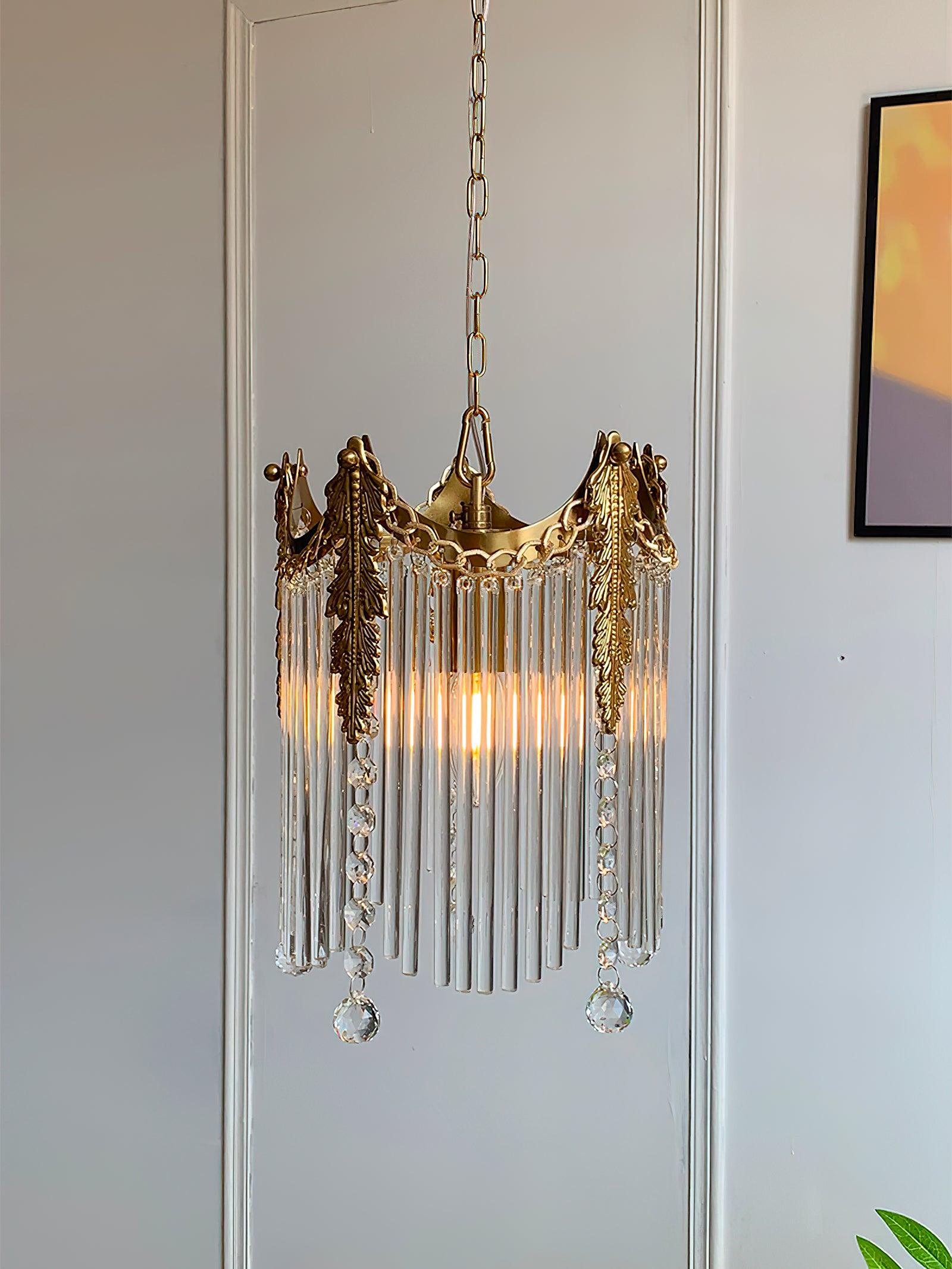 Modern Copper and Glass Globe Pendant Light Fixture for Elegant Indoor Decor