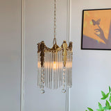 Modern Copper and Glass Globe Pendant Light Fixture for Elegant Indoor Decor